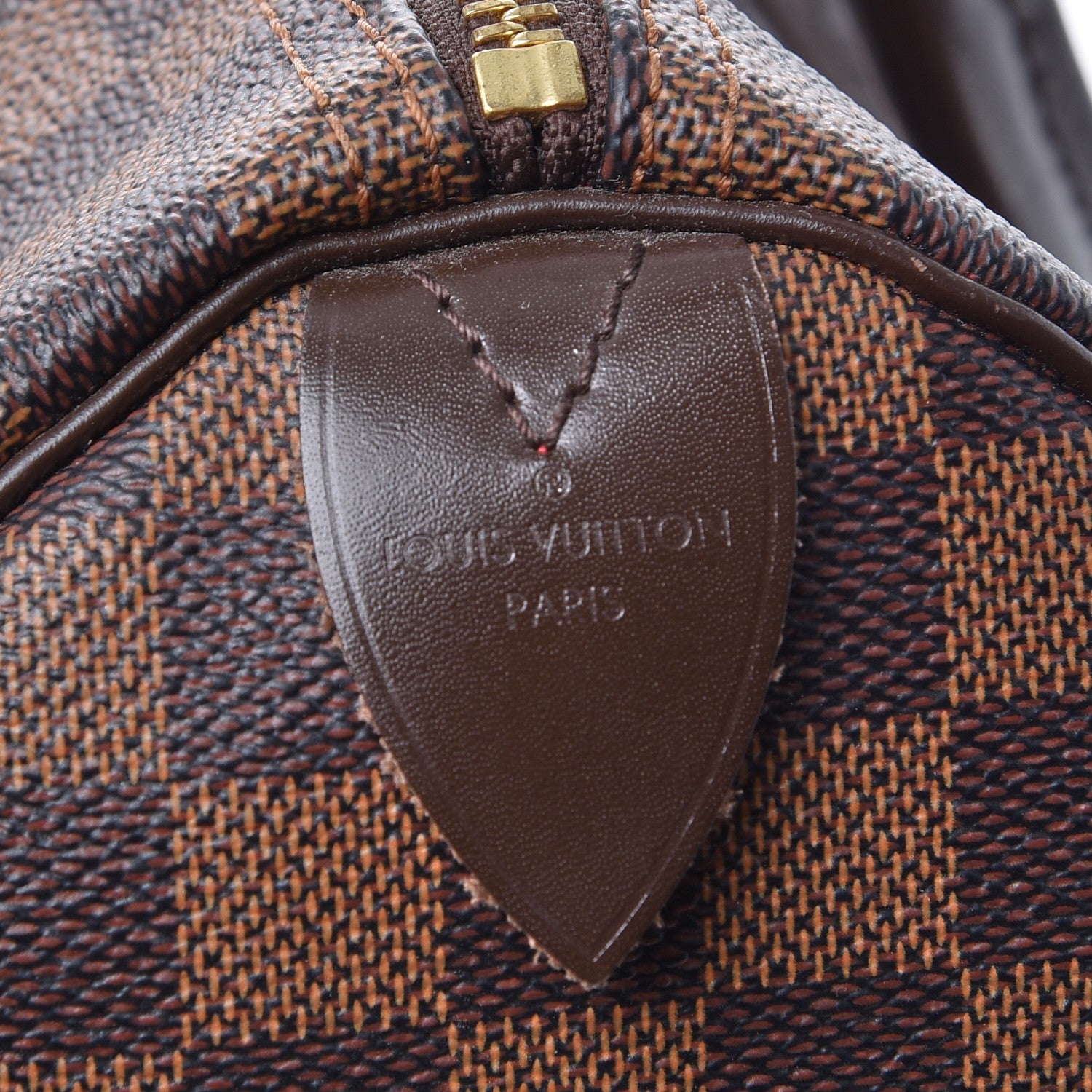 Louis Vuitton Damier Ebene Speedy 30 6 of 9