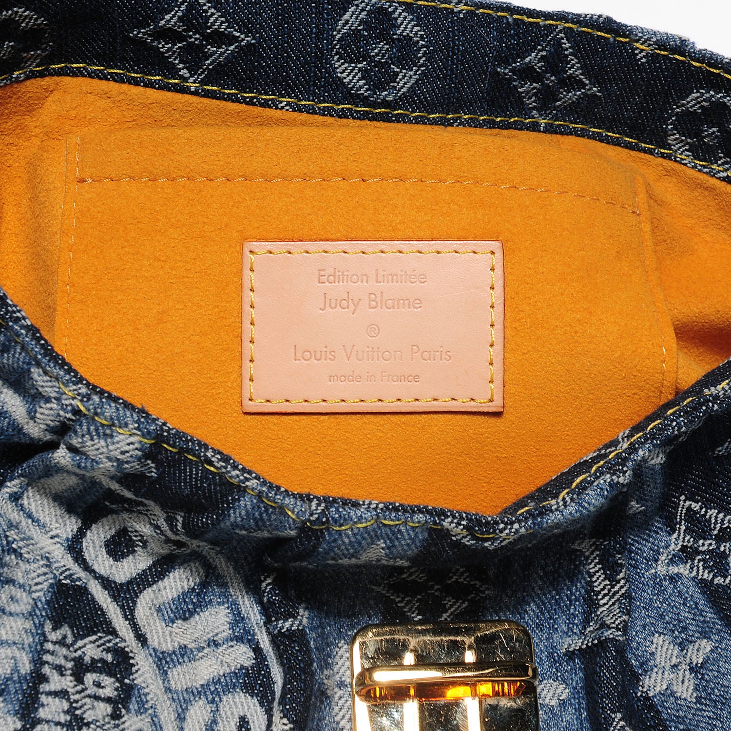 Louis Vuitton Denim Raye Judy Blame Mini Pleaty 6 of 8