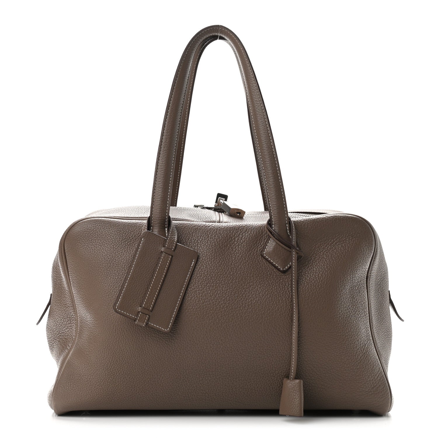 Hermes Taurillon Clemence Victoria II 35 Etoupe 1 of 12