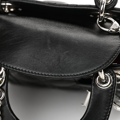 Christian Dior Lambskin Cannage Mini Lady Dior Black 11 of 15