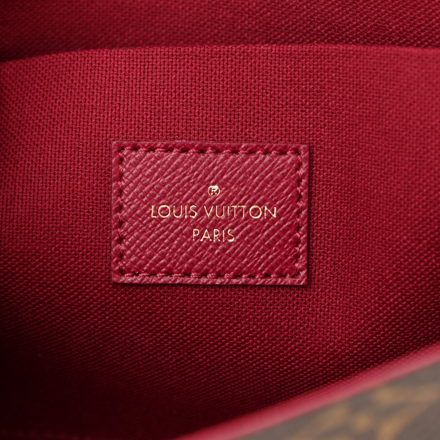 Monogram Pochette Felicie Chain Wallet Fuchsia