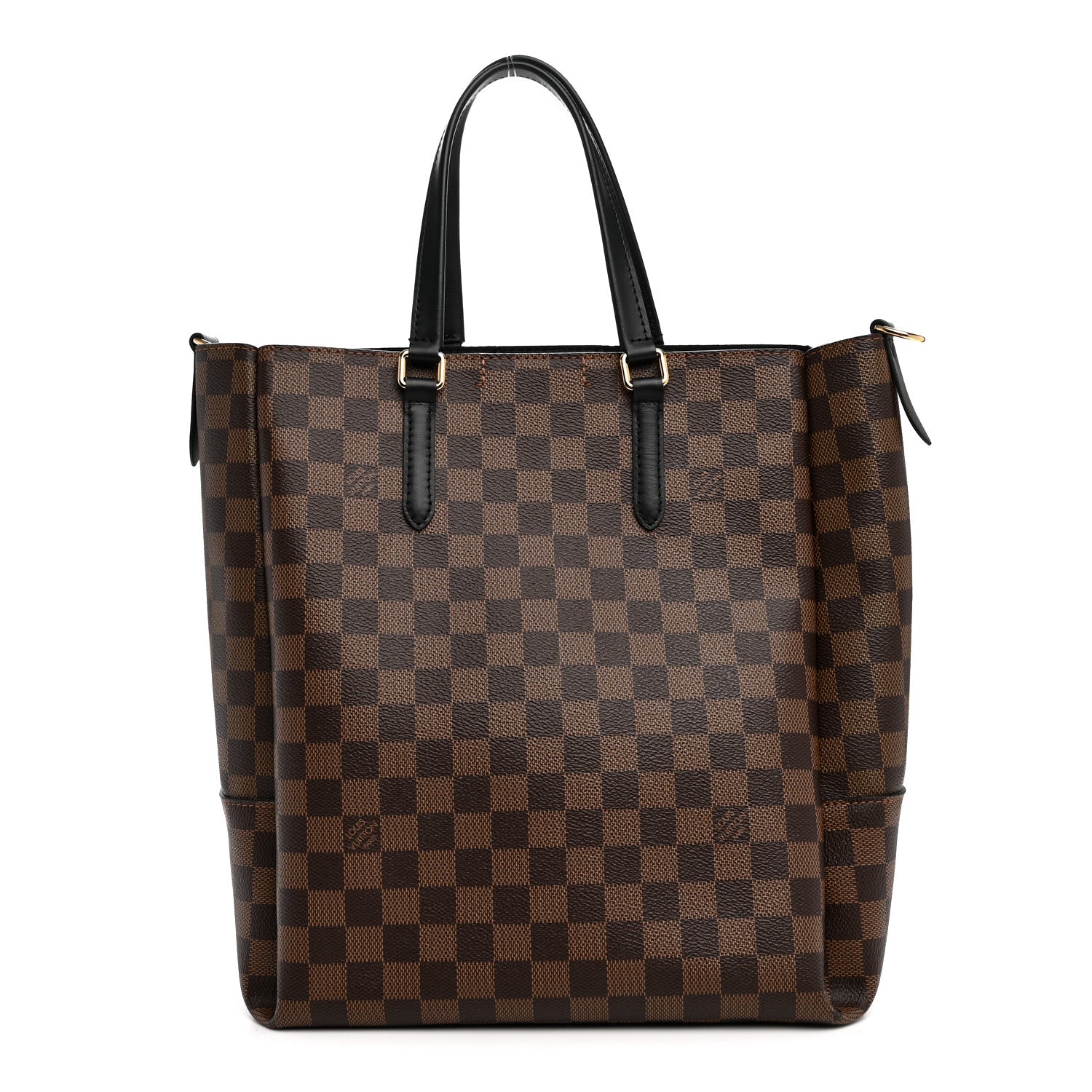 Louis Vuitton Damier Ebene Belmont MM Black 1 of 10