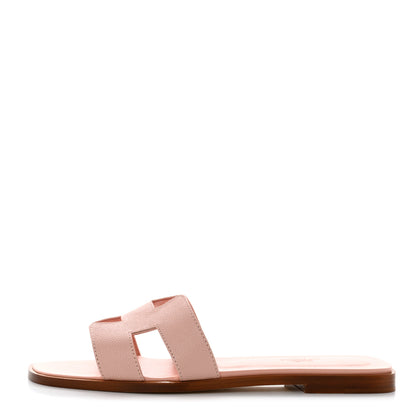 Hermes Epsom Oran Sandals 39 Rose Pale 1 of 9