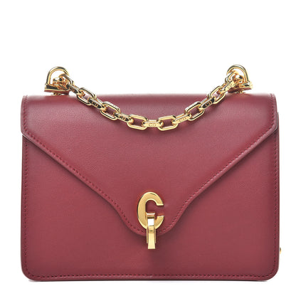 Christian Dior Smooth Calfskin Mini C'est Flap Bag Red 1 of 12