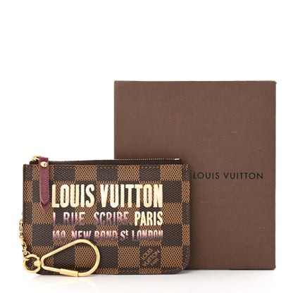 Louis Vuitton Damier Ebene Scribe Affiche Key Pouch 9 of 9