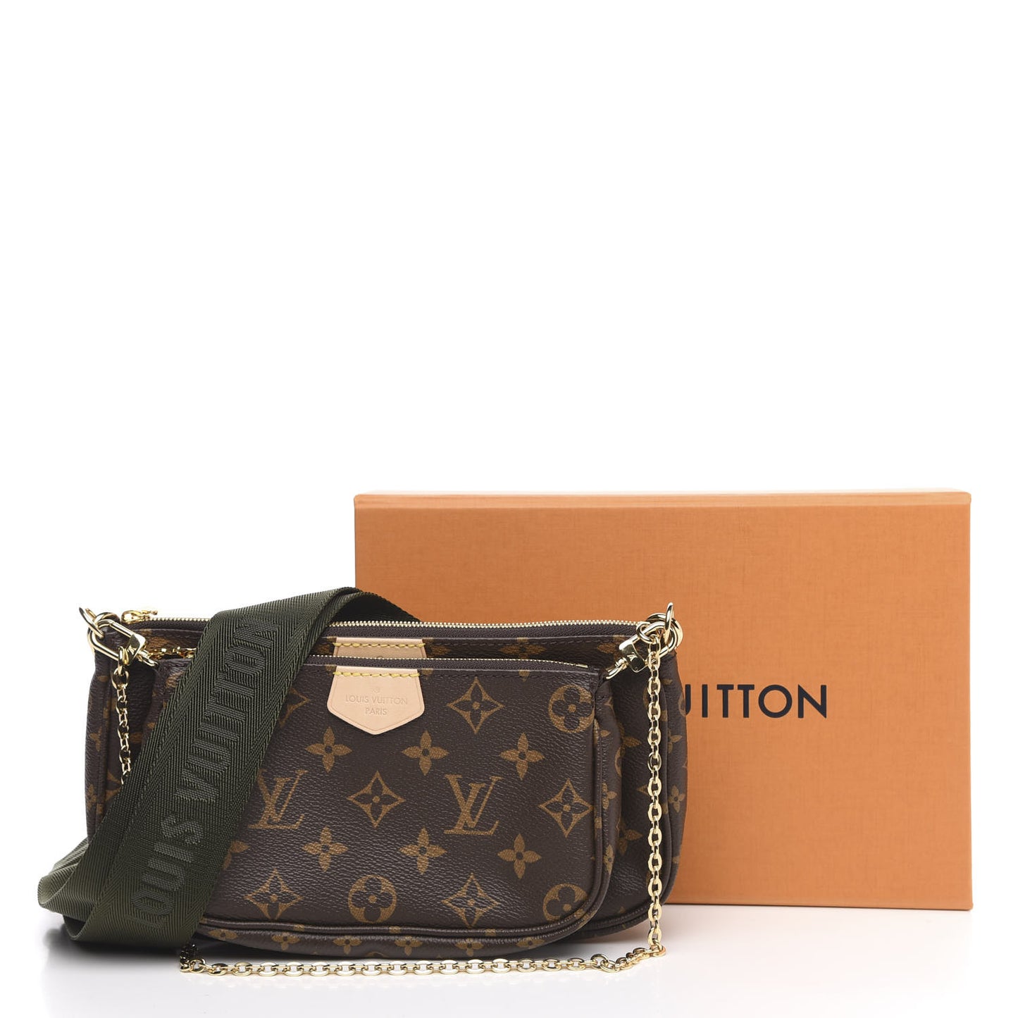 Monogram Multi Pochette Accessories Kaki