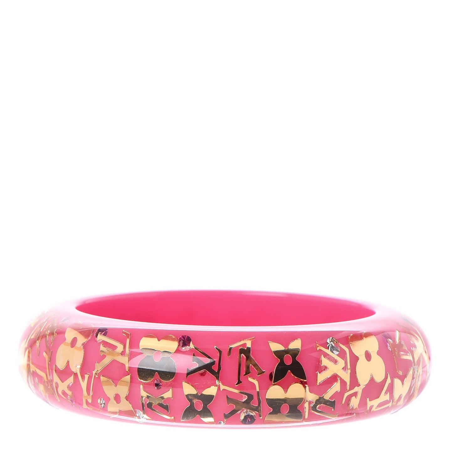 Resin Swarovski Medium Inclusion Bracelet GM Rose Pop