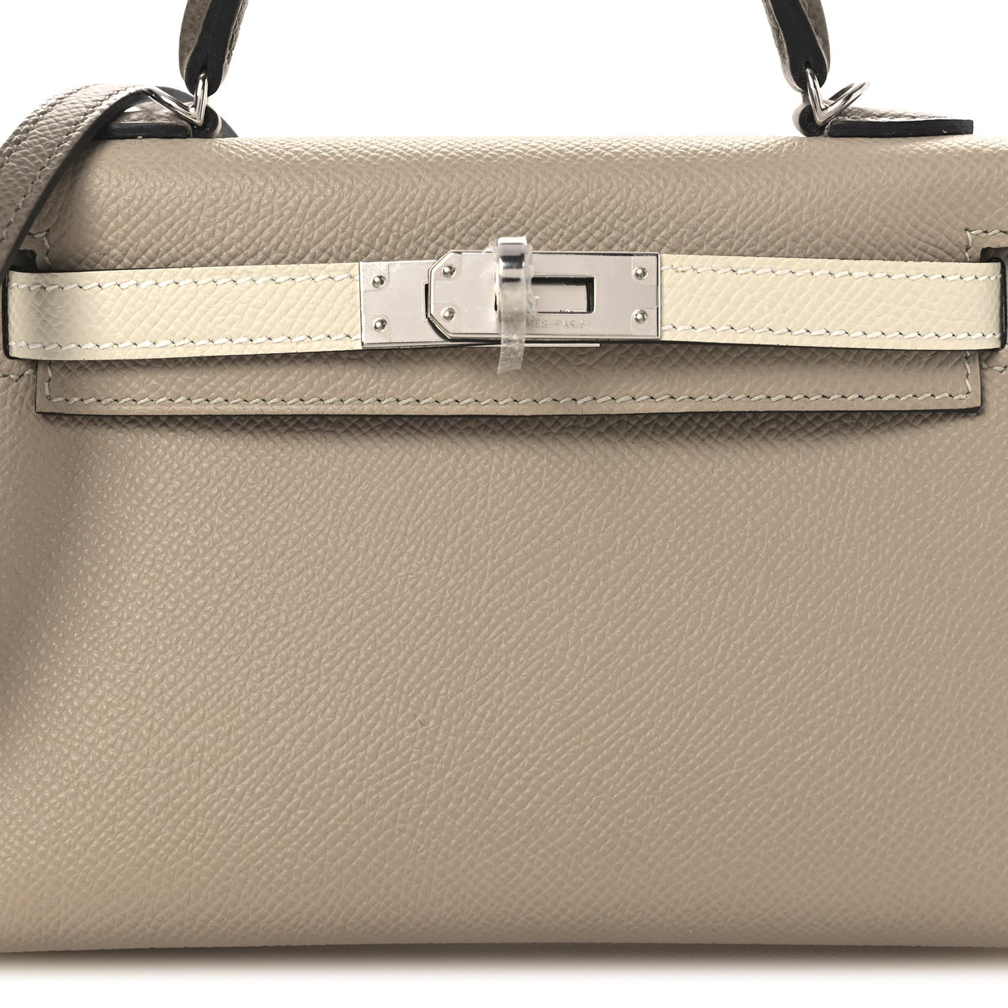 Epsom Tri-Color Mini Kelly Sellier 20 Trench Craie Etoupe