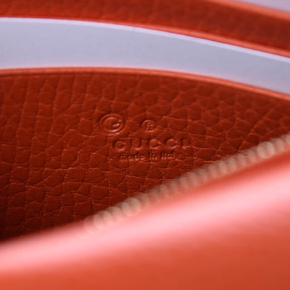 Gucci Dollar Calfskin Medium Betty Chain Wallet Sun Orange 7 of 9
