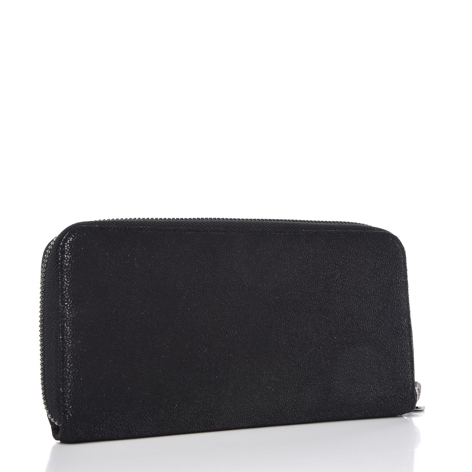 Stella McCartney Shaggy Deer Falabella Box Continental Wallet Black 3 of 7