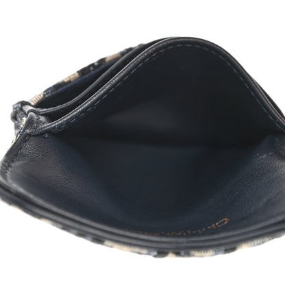 Christian Dior Oblique Saddle Card Holder Blue 6 of 7