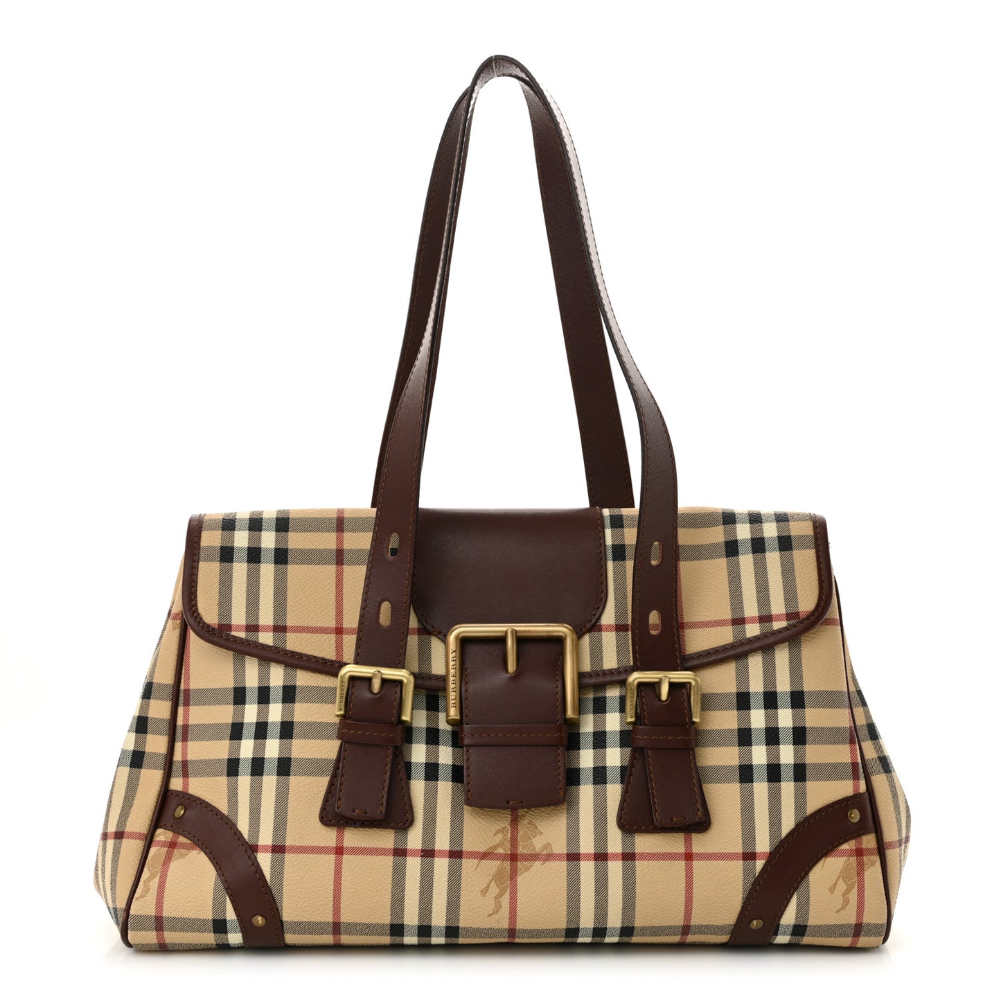Haymarket Check Buckle Satchel