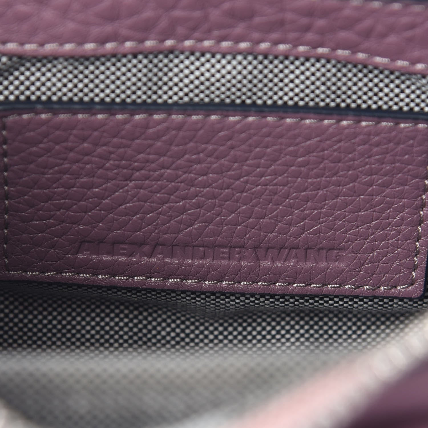 Alexander Wang Pebbled Lambskin Mini Rockie Mauve Rhodium Hardware 6 of 8