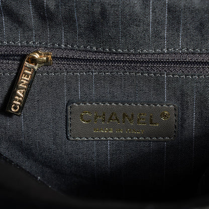 Chanel Glazed Calfskin Large Portobello Tote Black 6 of 8