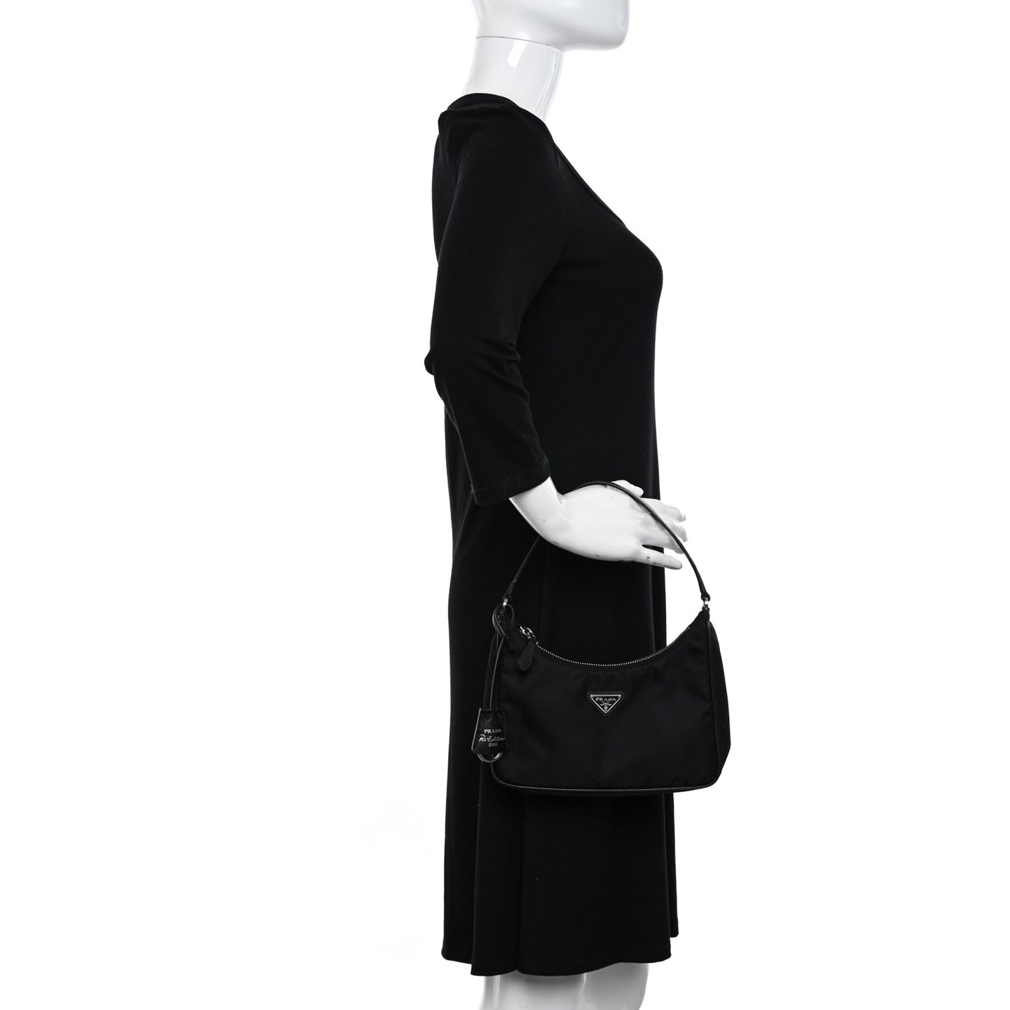 Tessuto Nylon Mini Re-Edition 2000 Bag Black