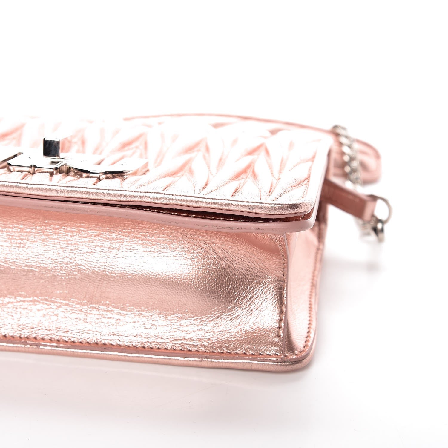 Miu Miu Matelasse Delice Miu Logo Bag Pink 10 of 10