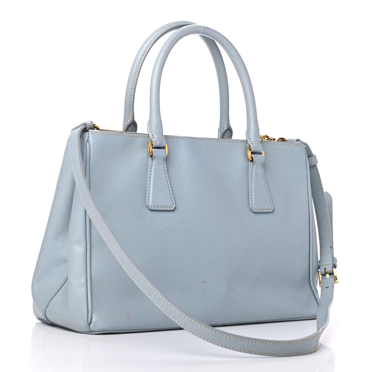 Saffiano Small Galleria Double Zip Tote Astrale
