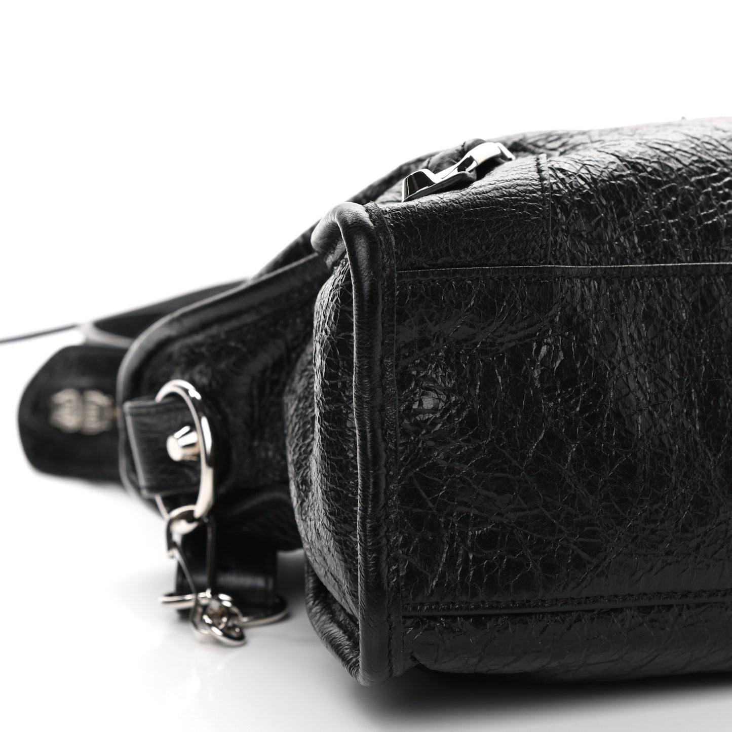Agneau Classic Silver Hardware S City Black