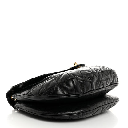 Chanel Calfskin Quilted Medium Bubble CC Flap Black 4 of 10
