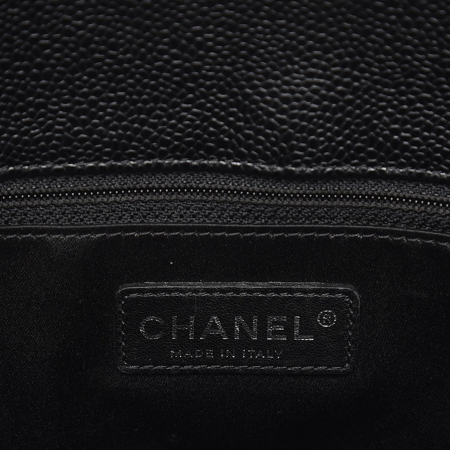 Caviar Quilted Grand Shopping Tote GST Black