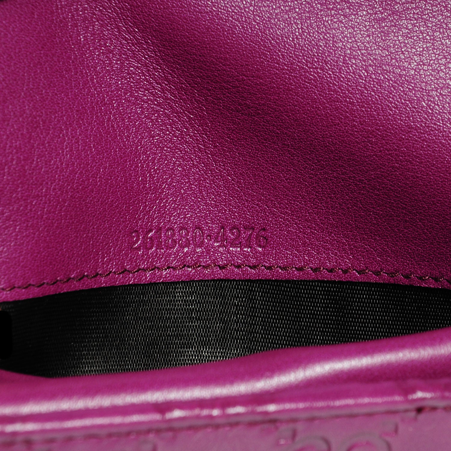 Gucci Guccissima Horsebit Clip Wallet Purple 6 of 7