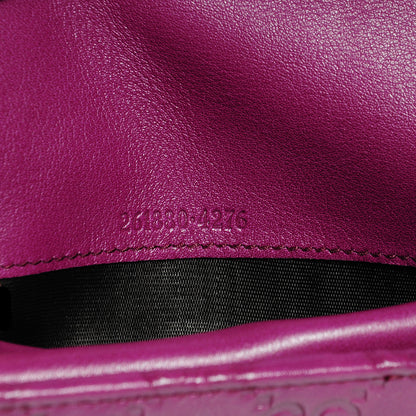 Gucci Guccissima Horsebit Clip Wallet Purple 6 of 7