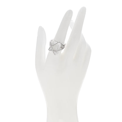 David Yurman Sterling Silver Diamond Quartz 18mm Cable Wrap Ring 56 7.5 2 of 6