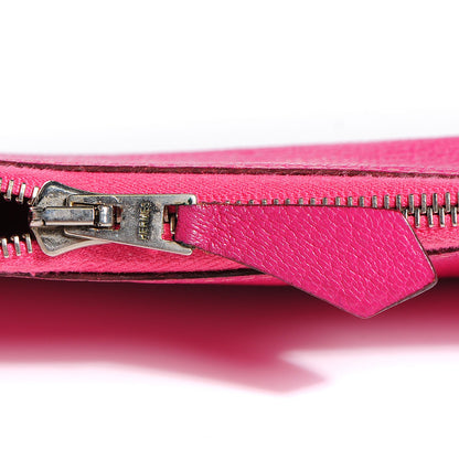 Hermes Chevre Mysore Piccolo Case Rose Shocking 6 of 9