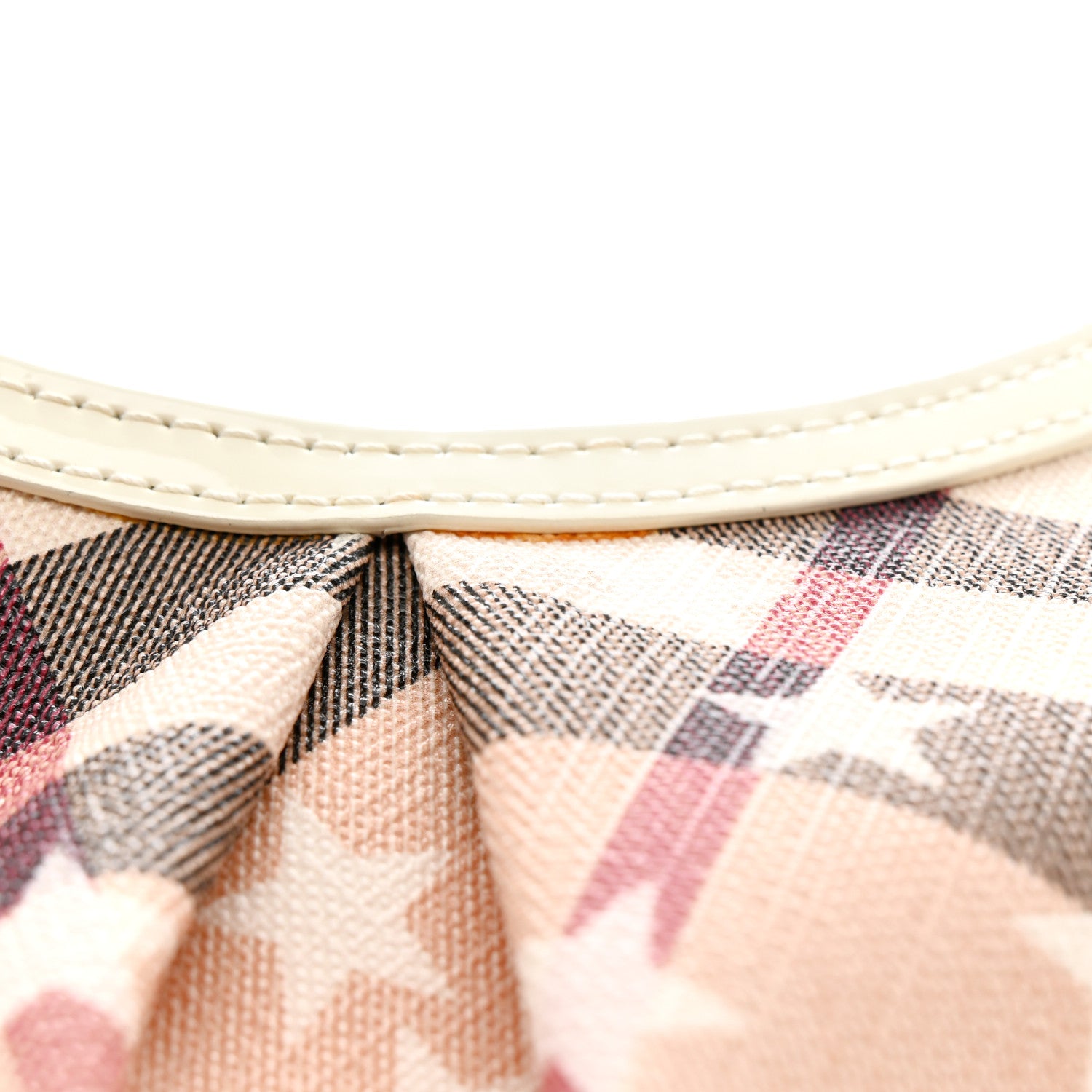 バーバリー　　38 Burberry Haymarket Check Colours Small Lorne Bucket Crossbody
