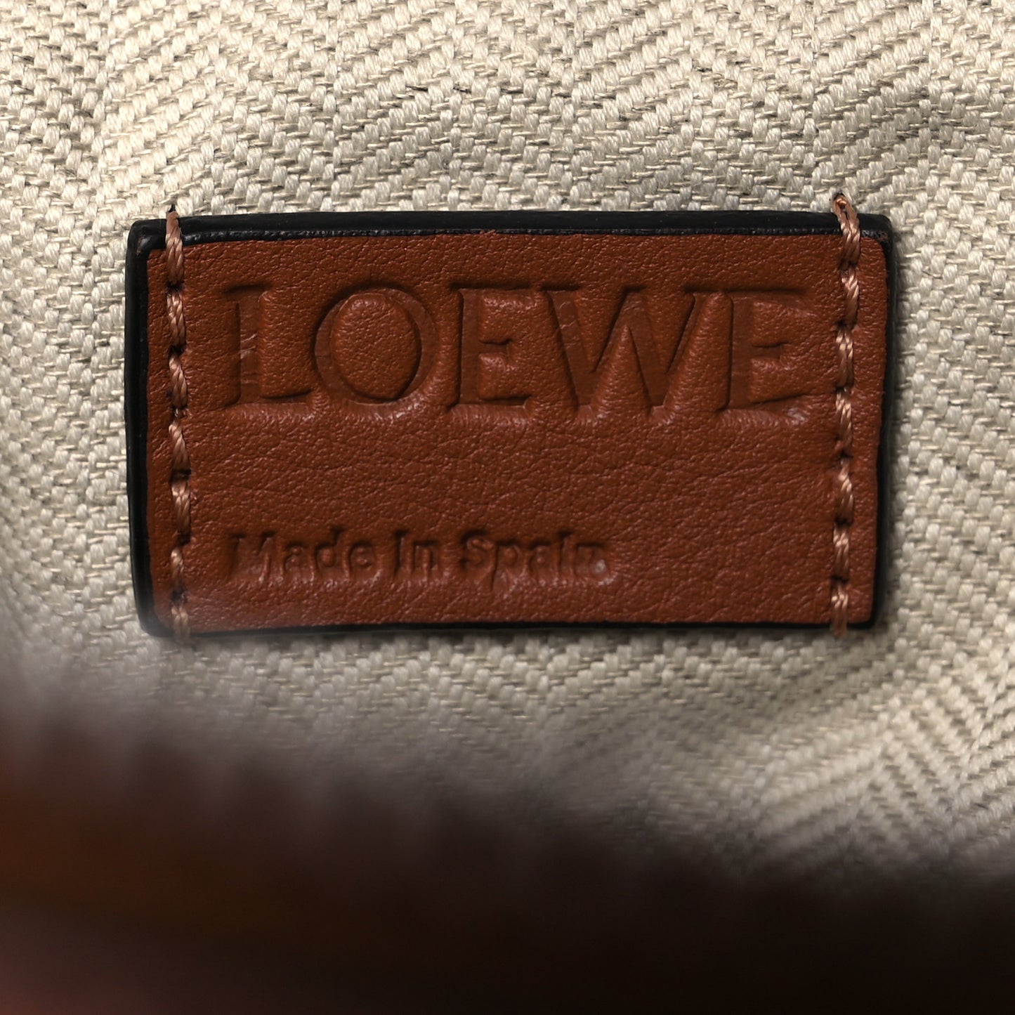Calfskin Large Puzzle Bag Tan