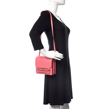 Hermes Evercolor Mini Sac Roulis Rose Azalee 2 of 9
