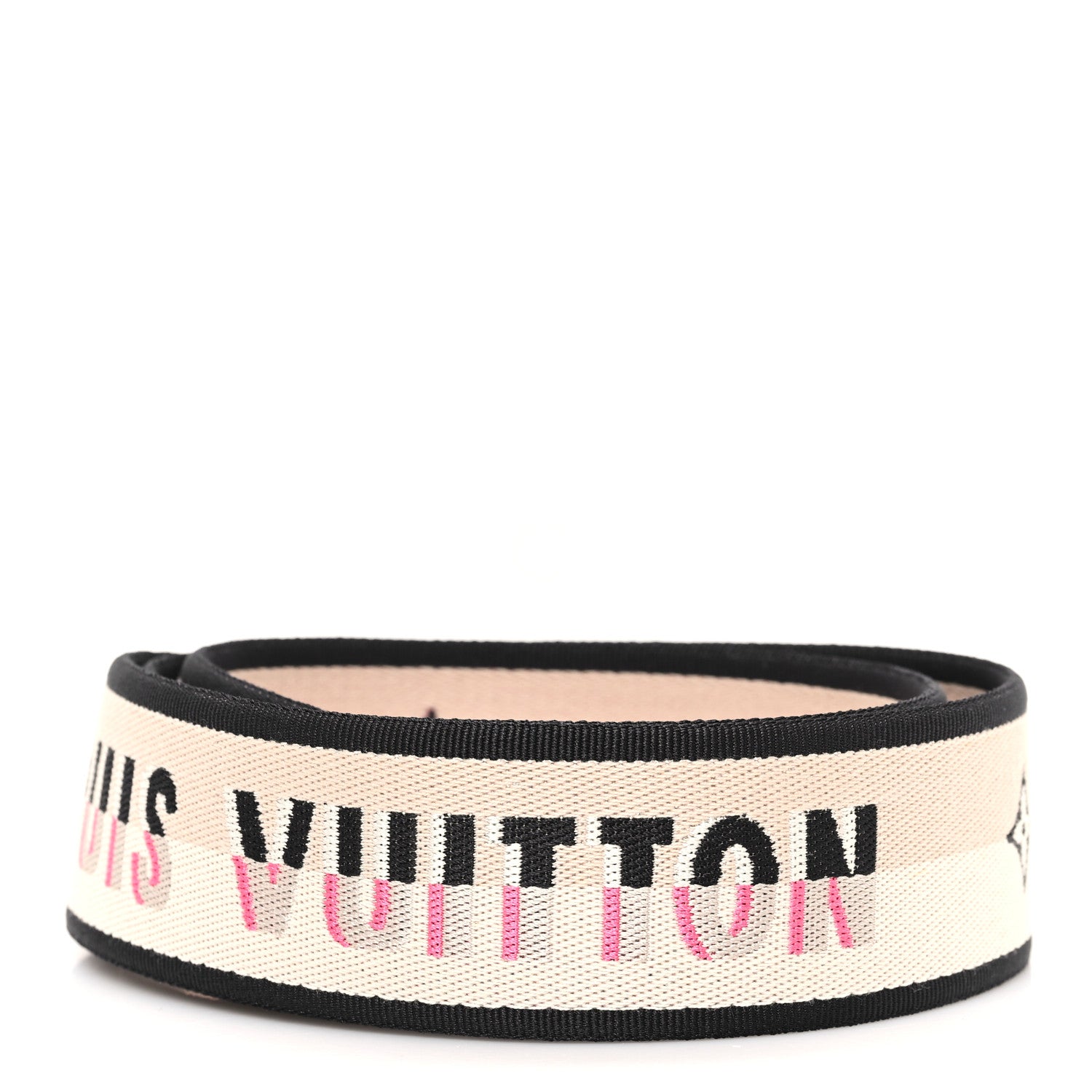 Louis Vuitton Jacquard Diane Shoulder Strap Black 2 of 4