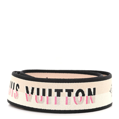 Louis Vuitton Jacquard Diane Shoulder Strap Black 2 of 4