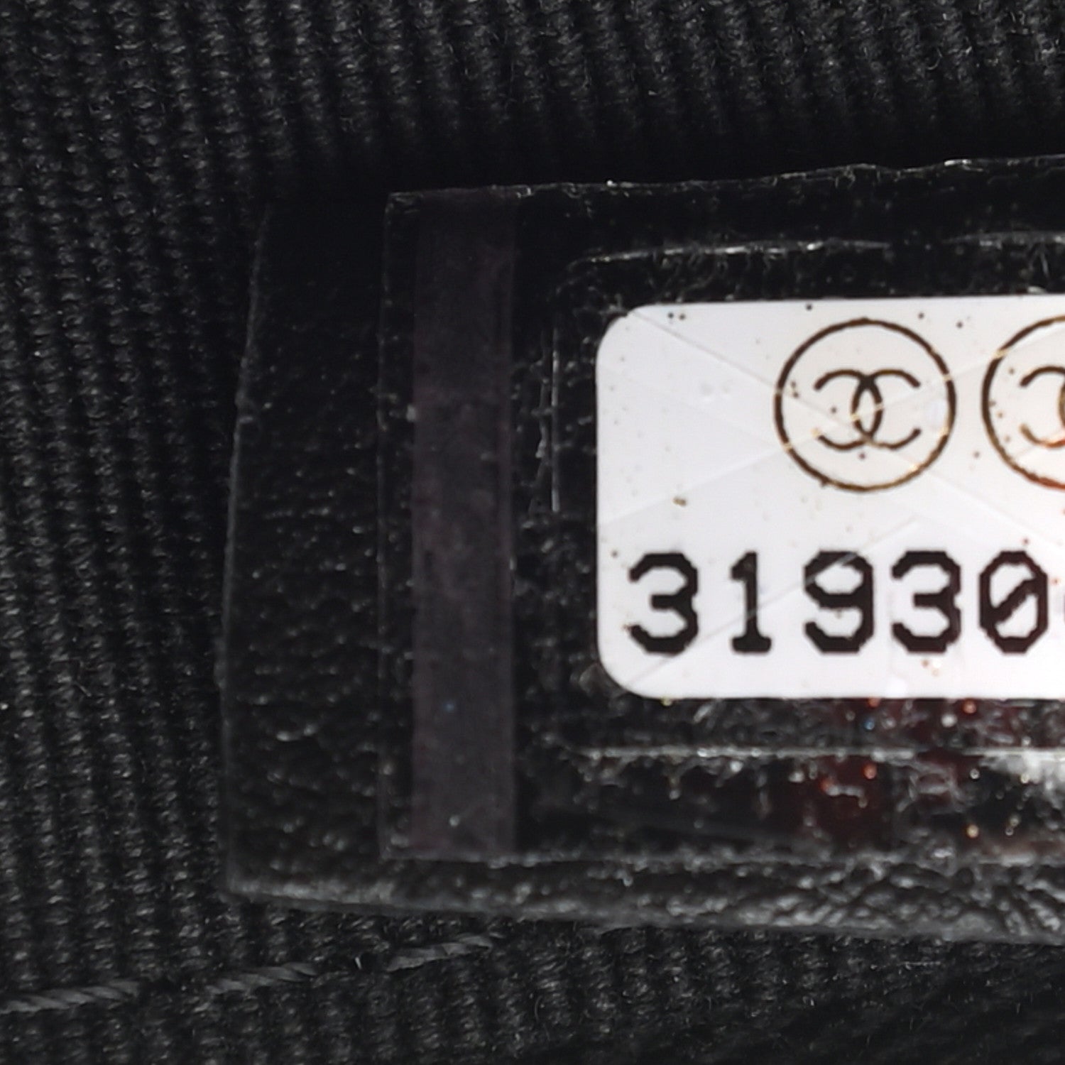 Chanel Nylon Grosgrain Lifestyle Pouch With Sleep Mask Black 8 of 8