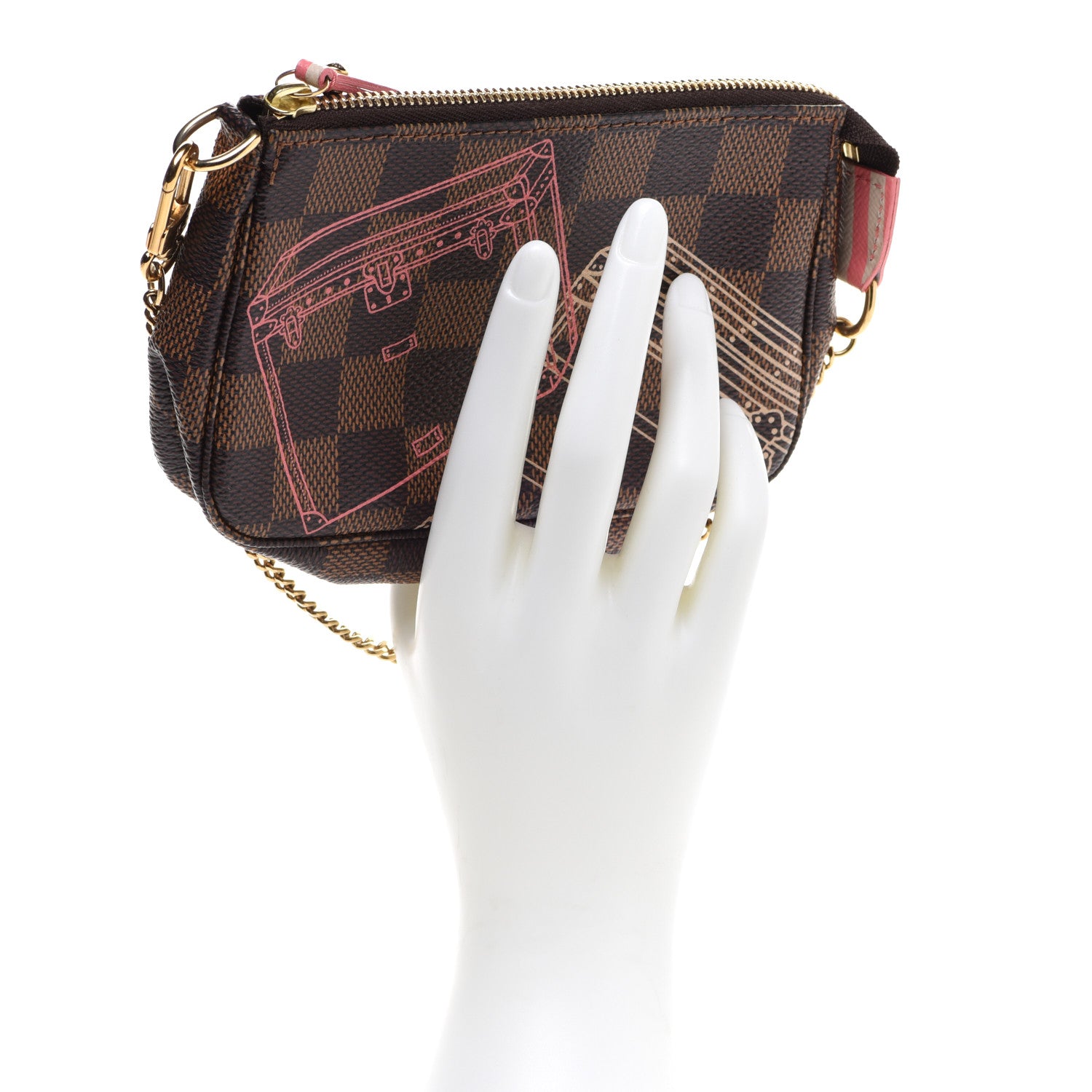 Louis Vuitton Monogram 2014 Christmas Animation Mini Pochette Accessories 2 of 9