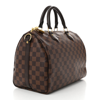 Louis Vuitton Damier Ebene Speedy Bandouliere 30 3 of 12