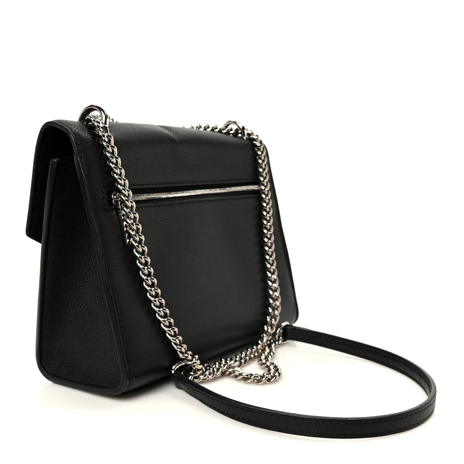 Louis Vuitton Soft Calfskin My Lockme Chain Bag BB Black 3 of 9