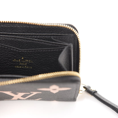 Louis Vuitton Empreinte Monogram Giant Zippy Coin Purse Black Beige 7 of 11