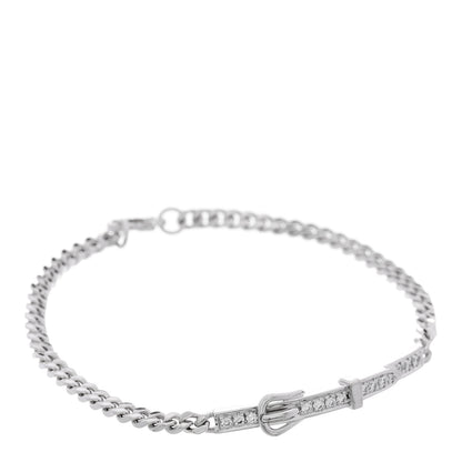 Hermes 18K White Gold Diamond Etriviere Bracelet 1 of 4