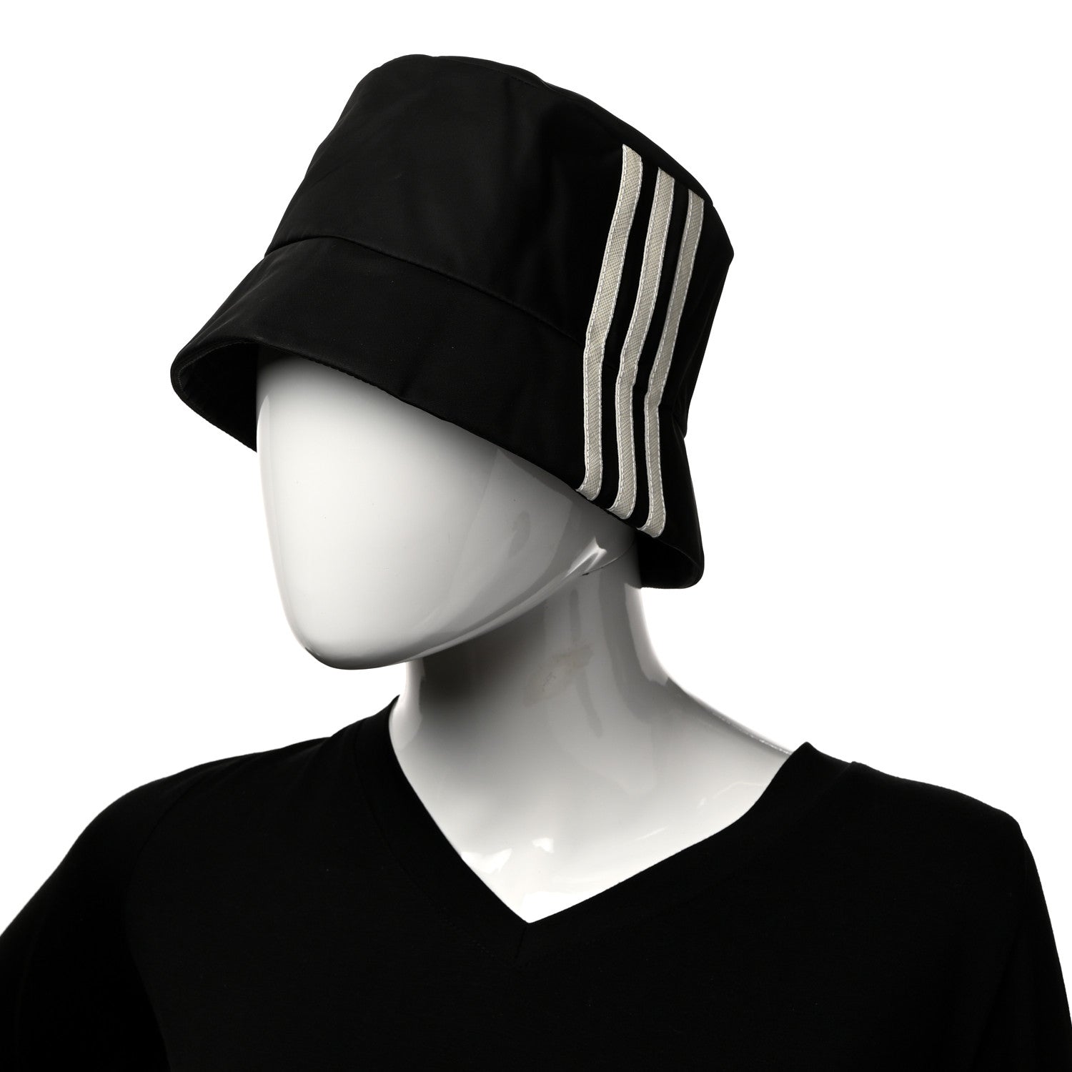 Prada X ADIDAS Re-Nylon Bucket Hat Black 2 of 8