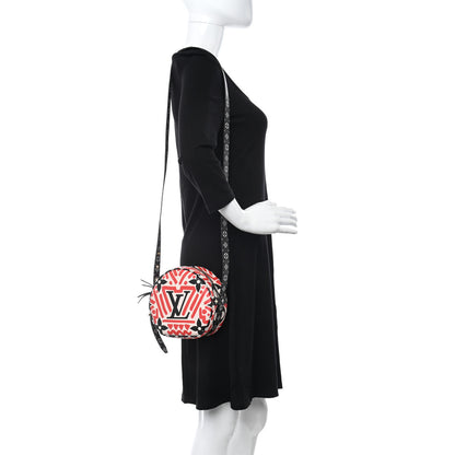 Louis Vuitton Monogram Giant Crafty Boite Chapeau Souple PM Creme Rouge Black 2 of 9