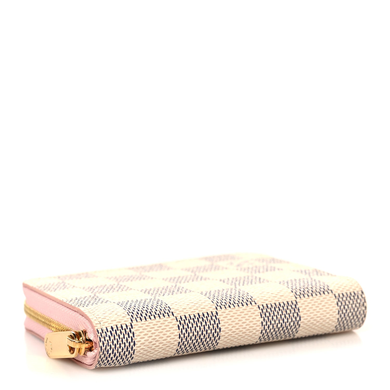 Louis Vuitton Damier Azur Zippy Coin Purse Rose Ballerine 4 of 6