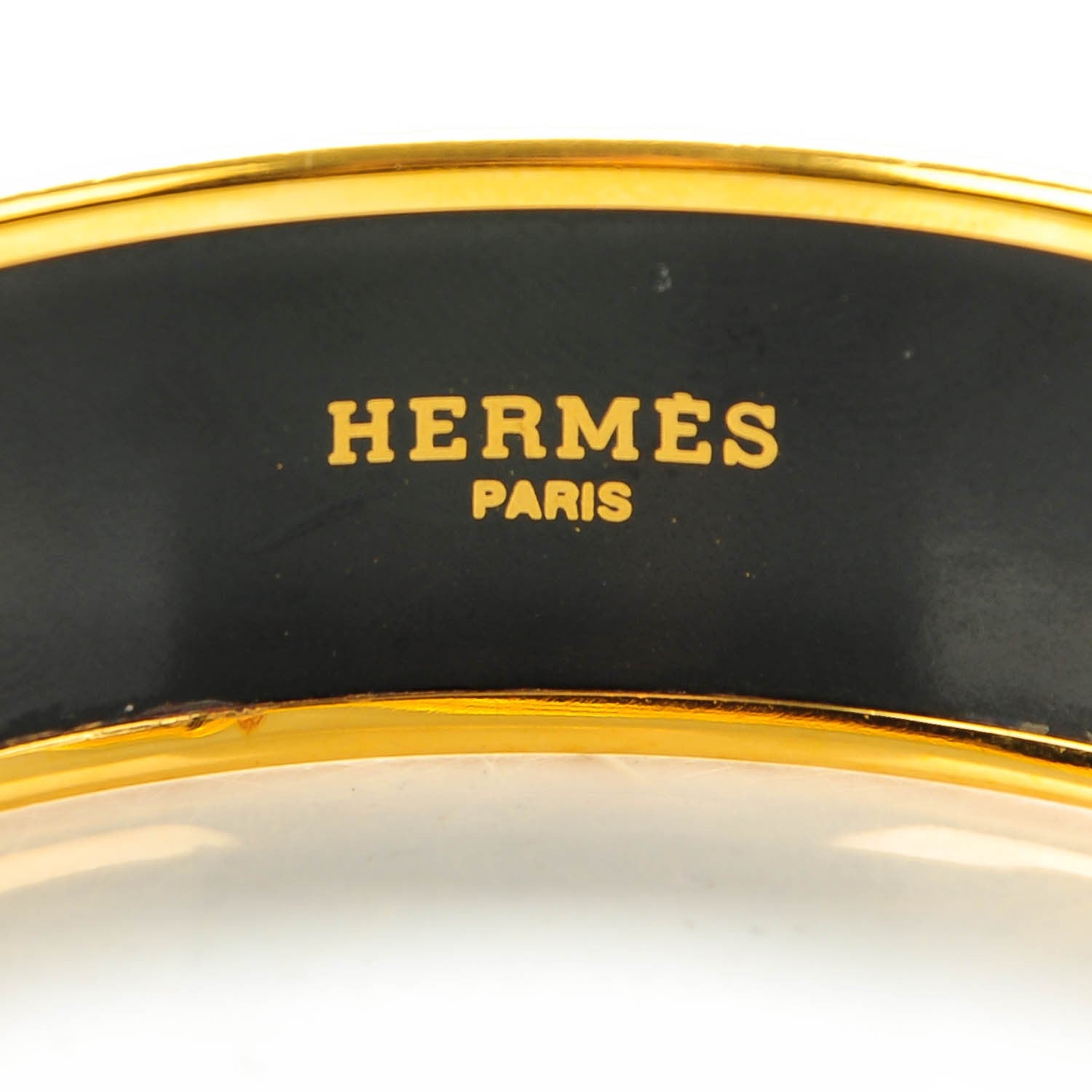 Hermes Enamel Printed Wide Lions Bracelet 65 4 of 5