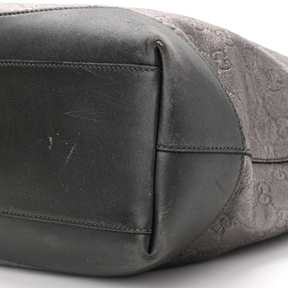 Gucci Metallic Guccissima Large Tote Dark Grey 10 of 15