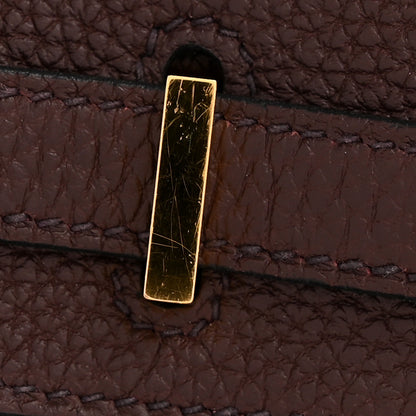 Hermes Togo Birkin 25 Rouge Sellier 11 of 11