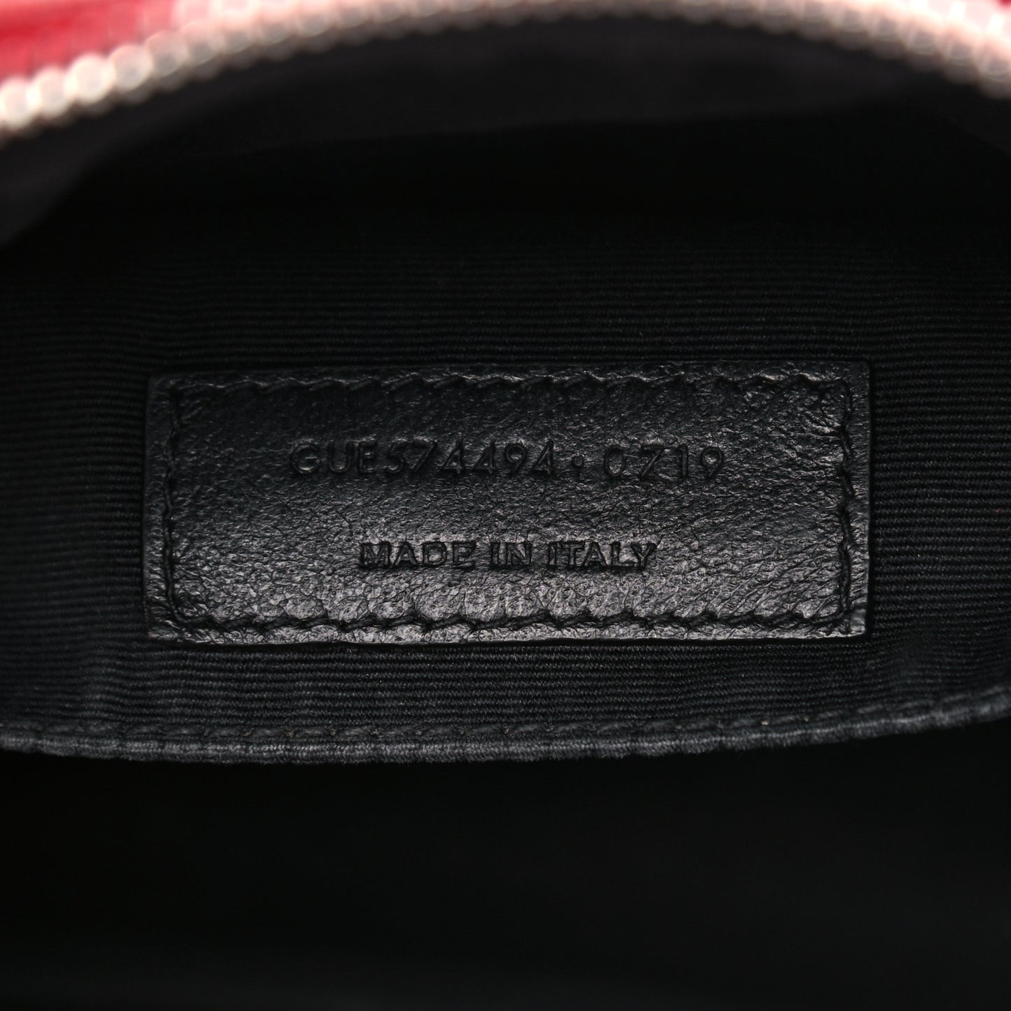 Lambskin Monogram Lou Camera Bag Eros Red
