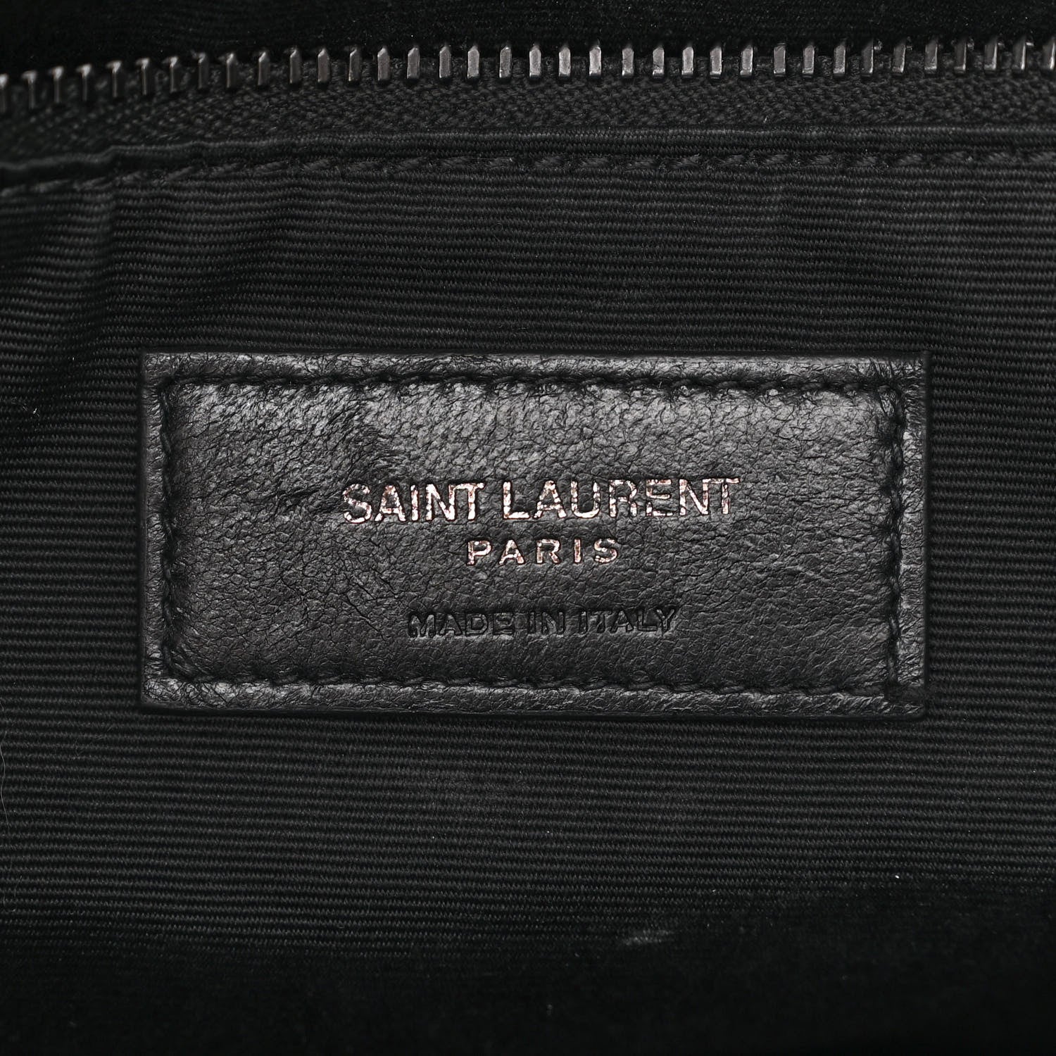 Saint Laurent Lambskin Quilted Monogram Monochrome Small Loulou Puffer Chain Satchel Black 6 of 10