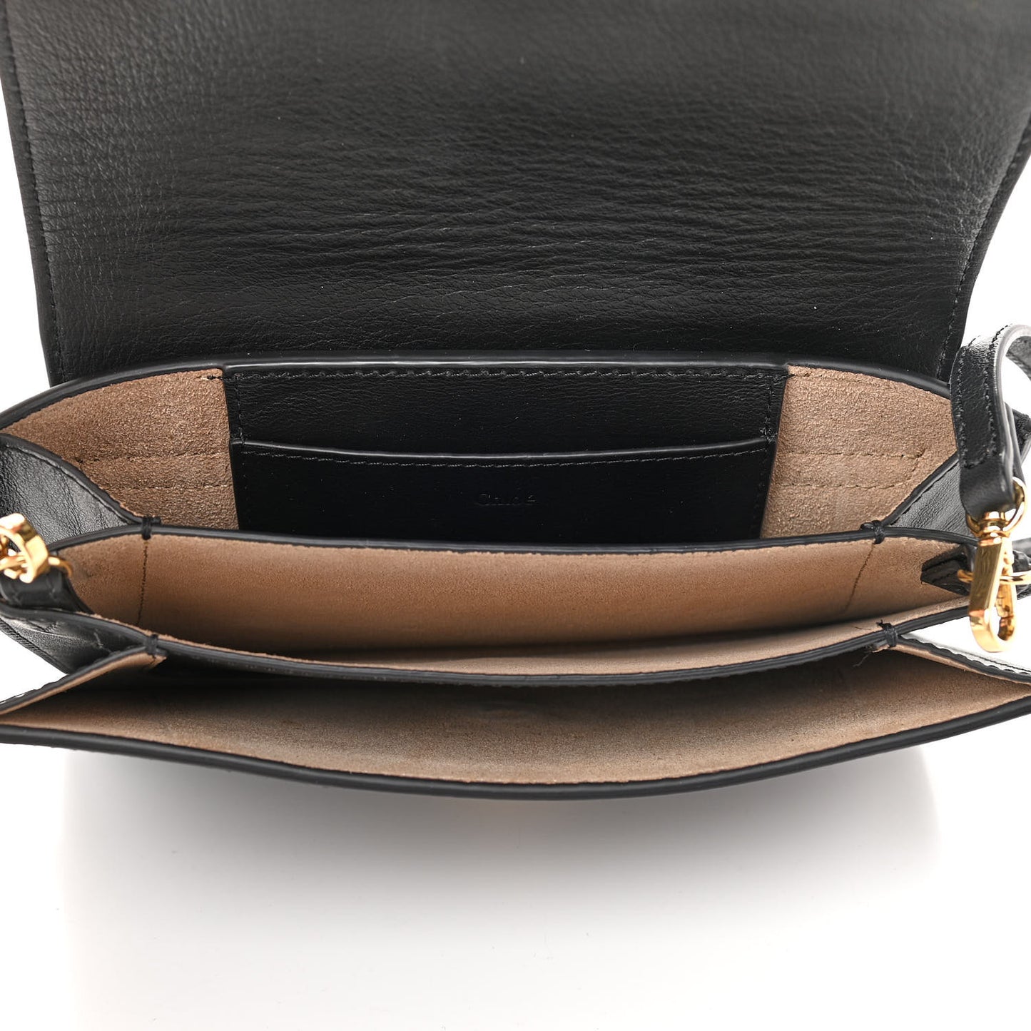 Smooth Calfskin Drew Bijou Clutch Black
