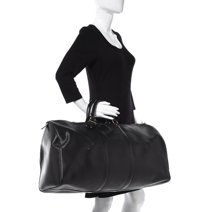 Louis Vuitton Epi Keepall 55 Black 2 of 14