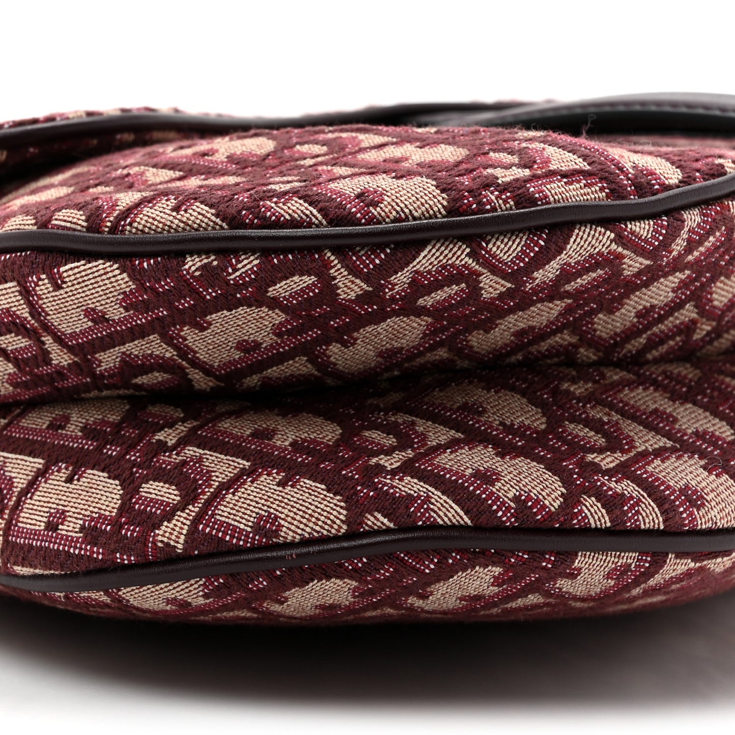Oblique Saddle Bag Burgundy